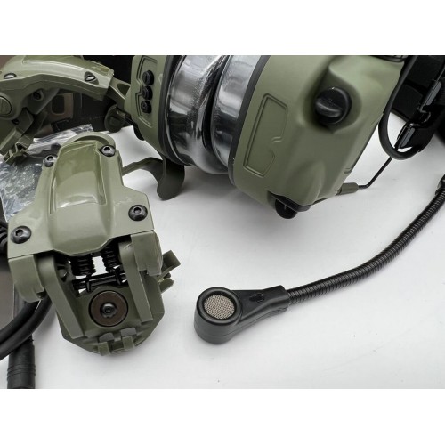 6TH GEN TACTICAL HEADSET тактическая гарнитура, звукосниматель и шумоподавление, активные в Оренбурге