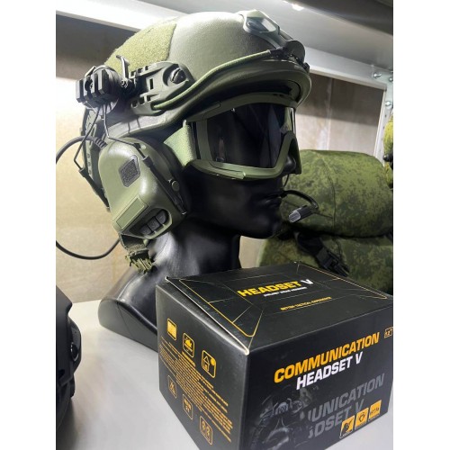 "COMMUNICATION HEADSET V" Активные тактические наушники для стрельбы в Оренбурге