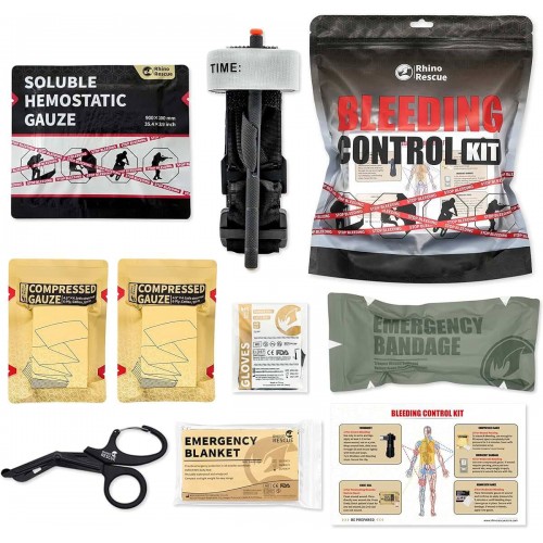 Комплект для остановки кровотечений «Bleeding Control Kit» Rhino Rescue в Оренбурге