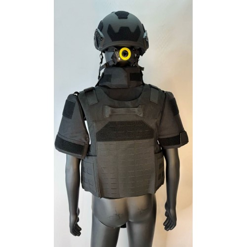 Бронежилет разгрузочный UNIVERSAL ARMOR в Оренбурге (СВМПЭ + бронеплиты Бр5 класса) черный