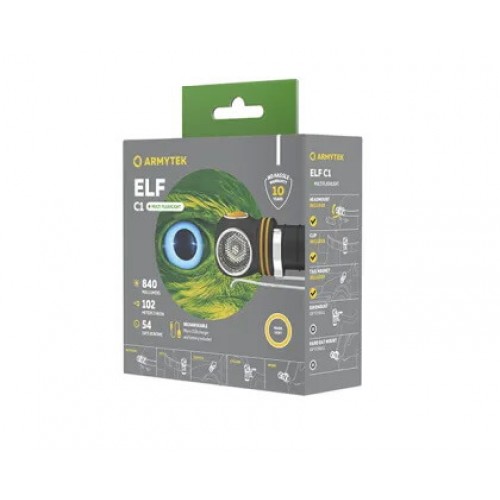 Мультифонарь Armytek ELF C1 Micro USB (теплый свет) в Оренбурге