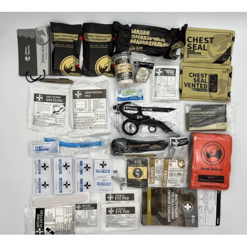Военная тактическая аптечка “RHINO RESCUE” 30в1 в Оренбурге